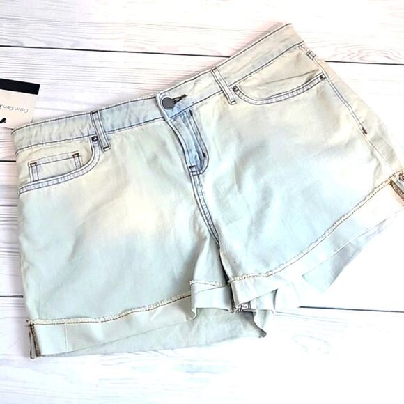 Calvin Klein lightwash jean shorts Women's Size 10 - Picture 1 of 12